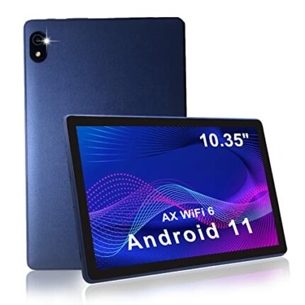 CWOWDEFU Tablet 10.35 inch Android 11 Tablets with 5G WiFi+WiFi6,3GB RAM 32GB ROM,1332x800 IPS HD+ Display,GMS,6000mA Battery,Quad-Core,5MP+8MP C