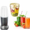 Utiz 18oz/500ml Small Cup with Flat Lid Cap for Nutribullet 600W 900W Blender Juicer (18oz)