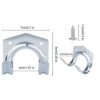 CENPEK 12 Pieces Garden Tool Holder Hooks Wall Mounted Tool Holder Hooks for Garage Garden Storage Bicycle Shed with 24 Screws