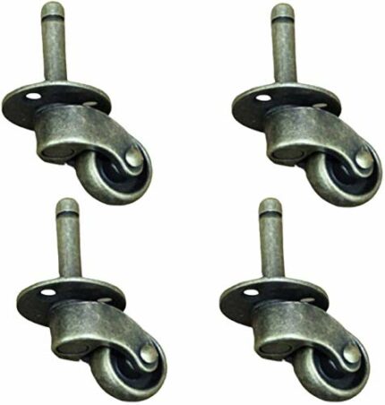 GTYT Caster Wheel 1Inch Antique Swivel Caster 360 Degree Rotated Wheel,Furniture Swivel Caster Wheels,Replacement Castor For Sofa,Table,Chairs,wi