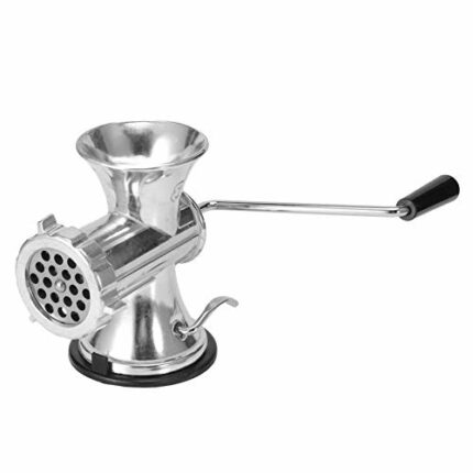 Hand Cranked Meat Grinder, Manual Food Grinder Aluminum Alloy Meat Mincer Sausage Maker Machine Stuffer Grinding Machine Home Kitchen Accessory