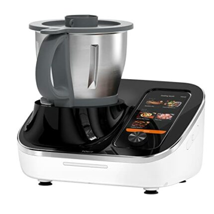 TOKIT Omni Cook Robot All-in-1 Food Processor with 21 Cooking Functions Built-in 7'' Touch Screen Guided Recipes Pre-clean, Chopper, Juicer, Blen