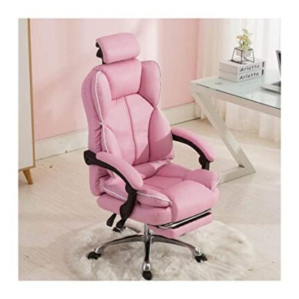 WZLYHD Desk Chair Computer Chair Home Office Chair, Comfortable Reclining High-Back Anchor Chair, Lift Boss Chair