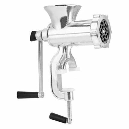 Hand Manual Meat Grinder, Hand Crank Meat Mincer Sausage Maker, Meat Grinder Mincer Sausages Aluminum Alloy Grinding Machine for Kitchen Makin