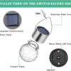 YihuiKo Solar Crackle Globe Hanging Ball Lights - 4 Pack Glass Decorative Garden Lights Waterproof Solar Lanterns for Yard, Patio, Fence, Tree, o