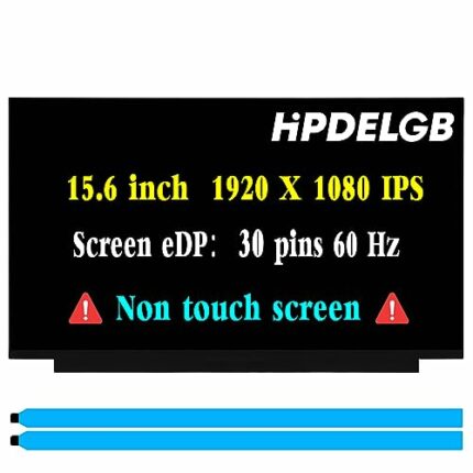 HPDELGB for HP 15-dy 15T-DY100 15T-DY200 15-dy2172wm 15-dy2152wm L63566-001 M14025-001 LCD LED Display Screen Replacement 15.6 1080P 30PIN FHD 19