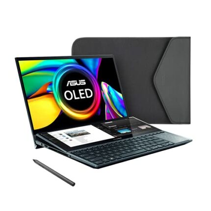 ASUS OLED Zenbook Pro Duo UX582LR Ultra HD (4K) 400nits 15.6" Dual Screen Laptop (Intel i9-10980HK, NVIDIA GeForce RTX 3070, 32GB RAM, 1TB M.2 SS