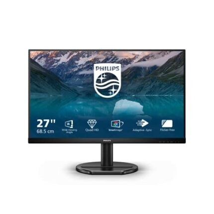 PHILIPS 275S9Jal - 27 Inch Qhd Monitor, 75Hz., 4Ms, Va, Speakers Usb Hub, Tilt, Vesa 100, Smart Image (2560 X 1440 @ 75Hz, 300 Cd/M², Hdmi 1.4 /