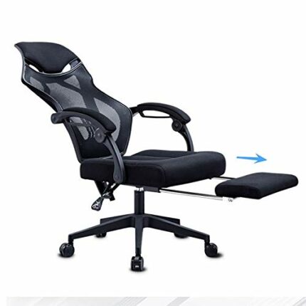 BZLSFHZ Office Chair Ergonomic Desk Chair Mesh Computer Chair Lumbar Support Modern Executive Adjustable Rolling Swivel Chair Comfortable Mid Tas