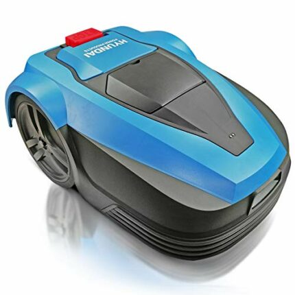 Hyundai Robot Lawnmower, 625sq Metre, 180mm Cutting Width, 7 Cutting Heights, Self-mulching, Smart Mowing Functionality Robot Mower with 2 Year W