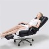 ZXFYHD Desk Chair,Office Chair Executive Chair Leather Adjustable Height Ergonomic Design Swivel Chair Reclining Rotary Lifting Handrail R01