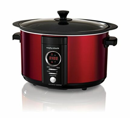 Morphy Richards Sear and Stew Digital Slow Cooker 6.5L 461012 Red Slowcooker