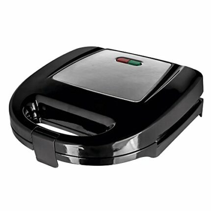 Status PHOENIXST1PKB4 Phoenix Non-Stick 2-Slice Sandwich Toaster, 750 W, Stainless Steel/Black