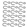 PRETYZOOM 300 pcs s-Hook Tree Branch Hooks Plant Wall Hanger Hook s Shaped cage Hanger Metal Hangers Plant Hanging Bracket Smoker Meat Hooks Blac