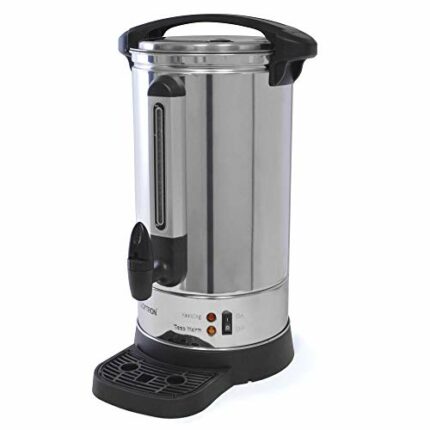 LLOYTRON 10 Litre 1500w Stainless Steel Catering Urn / Water Boiler / Anti-drip Tap / Water Level Indicator / Drip Tray / Auto Re-boil Temperatur