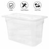 UPKOCH 6l Sous Vide Container with Lid Food Storage Container Sleeve Slow Cooker Box Storage Case for Anova and Most Sous Vide Cookers Transparen