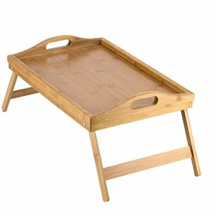 HDDFG Bamboo Folding Laptop Table Adjustable Gaming And Study Computer Desk Picnic Table Breakfast Table for Bed Home Office Furniture