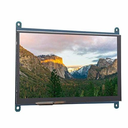 Lazmin LCD Touch Screen, 7 Inch HDMI 1024x600 Ultra HD Display Screen for Raspberry Pi 3