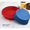 2Pcs Silicone Air Fryer Liner 8.5'' Reusable Air Fryer Silicone Basket, Heat Resistant Easy Cleaning Air fryers Silicone Pot Round for 3 to 5 Qt