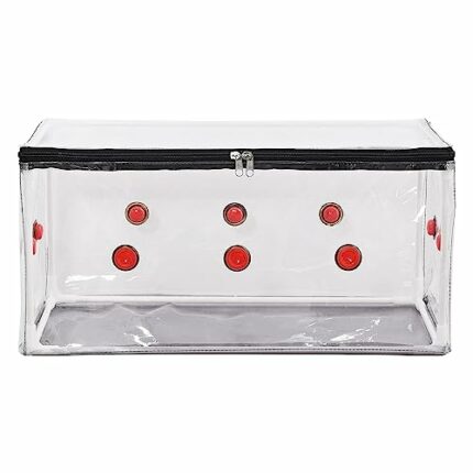 Ozgkee Mushroom Box, Mushroom Kit Inflatable Mushroom Grow Kit,Reusable Alternative to Grow Bags,Garden Mushroom Grow Kit for Fresh Air Exchange,