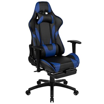 Flash Furniture Red Reclining Gaming Chair, Blue, Set of 1