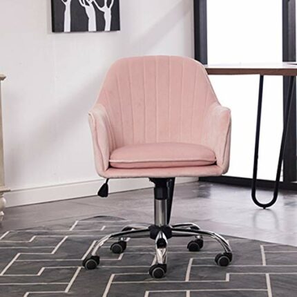 WALNUT Computer Chair Household Desk Chair Fashion Office Chair Home Fabric Writing Chair Rotating Happy Swivel Chair (Color : G)