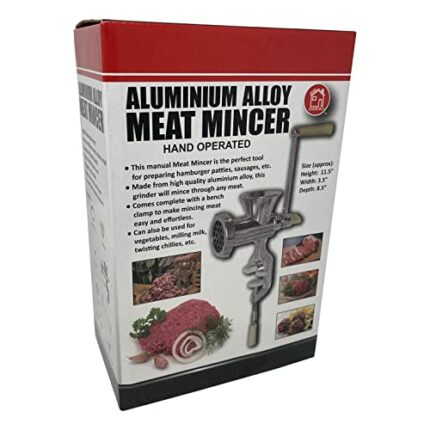 Meat Mincer Heavy Duty Aluminium Alloy Manual Meat Mincer Effortlessly Grind and Mince Meat with Ease Sucasa