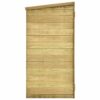 LUKEO Garden Shed Outdoor House with 3 Shelves for Tools and Lawn Mower Storage Space Impregnated Pinewood,135x60x123cm