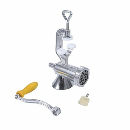 Novel Design Meat Mincer, Sturdy and Durable Adjustable Holder Easy To Use Kitchen Meat Grinder, for Dumplings Making Canteen Sausages Restaurant