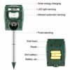 zonpor Ultrasonic Fox Repellent Cat Repellent Solar Battery Powered Animal Scarer Repellent for Garden, Waterproof Outdoor Deterrent Repeller