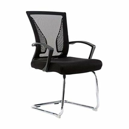 ygqbgy Furniture Mesh Side Reception Chair Office Chair Ergonomic Mesh Mid-Back Computer Desk Chair