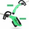 12V Cordless Electric Grass Trimmer Strimmer Pruner Stretchable Edger Lawn Mower Multi Functional Garden Tool Motor Brush Cutter-12V