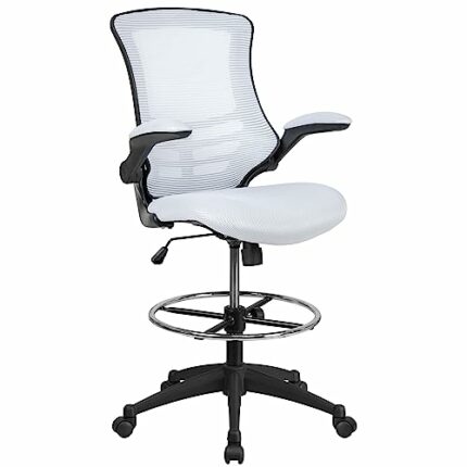 Flash Furniture Drafting Chair, 64.77 x 62.23 x 128.91 cm