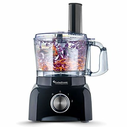 800W Food Processor with 1.2L Container, Citrus Juicer, Chopper, Blender, Juicer, Rasper, Slicer