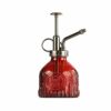 ZIUHEOA Plant Mister Glass Watering Spray Bottle 6.4" Tall Watering Can Retro High-Atomization Nozzle Sealed Leak-Proof,for Garden Plants Flower