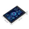 Vbestlife 3.5in IPS Computer Data Monitor, Mini USB Type C AIDA64 PC Temperature Monitor, PC CPU RAM HDD Data Display Screen, Sensor Panel Displa