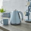 Swan SK19020BLN Retro Jug Kettle, Fast Boil, Easy Pour, 360 Degree Base, 1.5L, 3KW, Blue