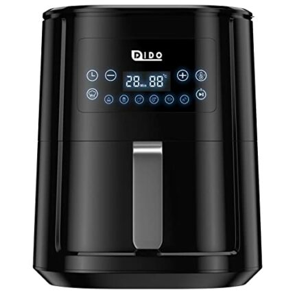 DIDO Air Fryer 5.5L with Rapid Air Circulation,1700W Air Fryers for Home Use with 60 Minute Timer&Temperature,Nonstick Basket for Healthy Oil Fre
