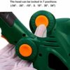 4 in 1 Garden Pruning Tools, Lawn Mower/Hedge Trimmer/Pole Saws/Scarifier, Electric Cordless String Trimmer with Wheel and Telescopic Rod (Size :