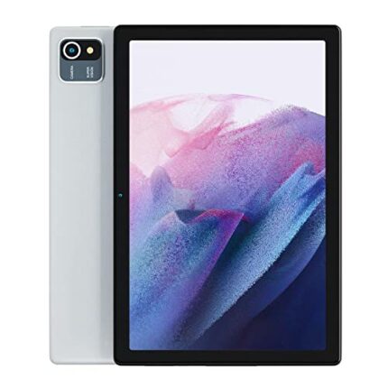 okaysea Tablet 10.1 Inch Quad-Core 32GB Android 12 IPS HD Display 5000mAh Tablets (Silver)