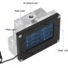 Water Cooling Flow Meter, G1/4 Water Cooling Flow Meter Indicator with Digital Screen, Flow Meter Indicator for PC Water Cooling System Waterflow
