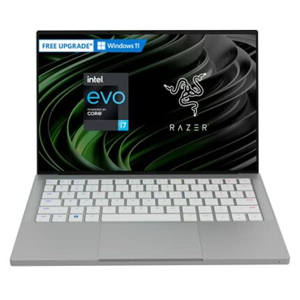 Razer Book 13 Laptop: Intel Core i7-1165G7 4 Core, Intel Iris Xe, 13.4" FHD+ Touch (1920 x1200), 16GB RAM, 256GB PCIe M.2, CNC Aluminum, Chroma R