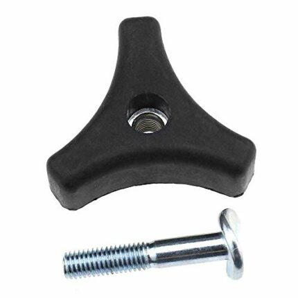Powerful Tools Universal Lawnmower Wing Nut and Handle Bolt Suitable for Most Lawnmowers Power Equipment Part Garden Tools Black&Silver