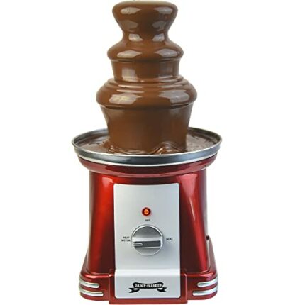 Gadgy ® 3-Stage Chocolate Fountain 90 Watt | 31.5 cm high with Stainless Steel Tower | 750 Gram Capacity | Retro Look | Great for Children's Birt