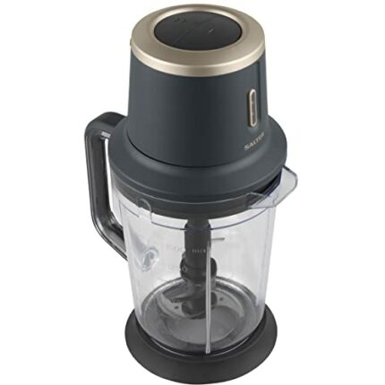 Salter EK5393BGRY Cordless Jug Blender - Rechargeable 10.8V Battery, 2 Speeds, Includes BPA Free 1.5L Plastic Jug & Lid, Non Slip Trivet Base, LE