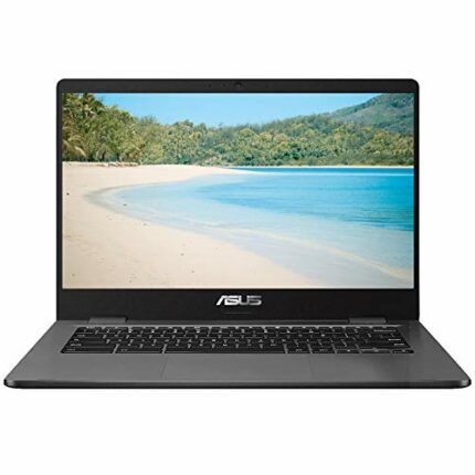 2020 Asus Chromebook 14 Inch Laptop| Intel Celeron N3350 up to 2.4 GHz| 4GB Memory| 32GB eMMC| Bluetooth| Webcam| Chrome OS| Silver + NexiGo 32GB