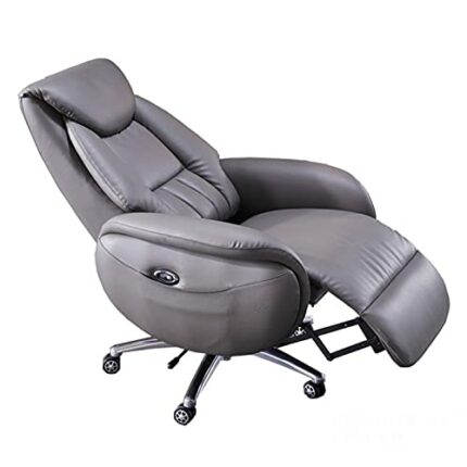 YT.JYUERI Relax Comfortably Safe High Back Leather Executive Office Chair Adjustable Swivel Electric Reclining Boss Chair Ergonomic Computer Chai