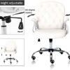 ZXFYHD Desk Chair,Office Chair Office Chair Pu Leather, Swivel Chair Ergonomic With Adjustable Backrest And Lifting, Home Office Niture, Seat Dep