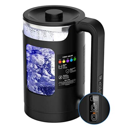Haooair 1.5 Liter Kettle with Smart Temperature Control, 3000W Fast Boil Quiet, Auto Shut-Off and Boil-Dry Protection, BPA-Free