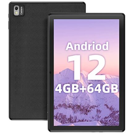 SGIN 10.1 Inch Tablet Android 12, 4GB RAM 64GB SSD (TF 256GB), Octa-Core Processor, 2MP+5MP Camera, 800x1280 HD IPS, 6000 mAh Battery Tablet with